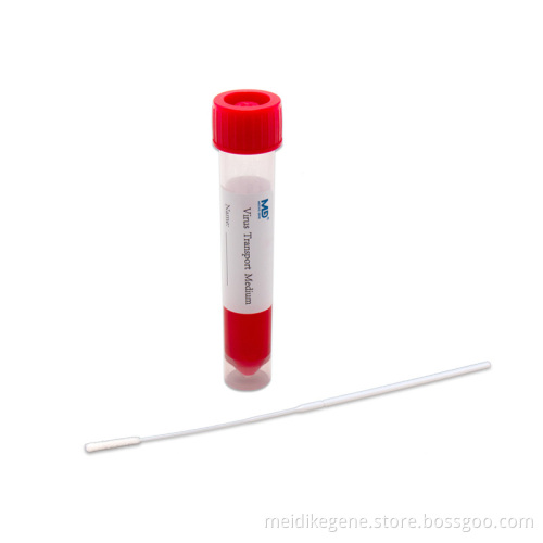Disposable Virus Sampling Tube 10ml VTM Kit with Non Inactivated Type